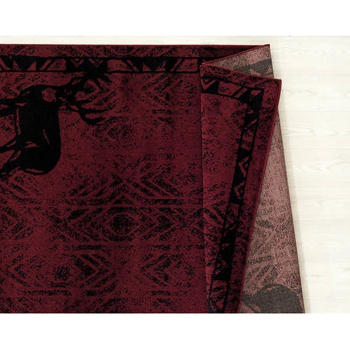 Huntsmen Deer Gaze 5'3" X 7'2" Area Rug 5 Huntsmen Deer Gaze 5'3" X 7'2" Area Rug - Image 5