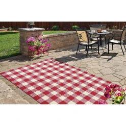Garland Rug Country Living Buffalo Plaid 7' X 10' Indoor/Outdoor Area Rug -Exquisite Home imageService 1229