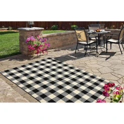 Garland Rug Country Living Buffalo Plaid 7' X 10' Indoor/Outdoor Area Rug -Exquisite Home imageService 1239