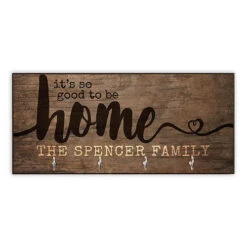 Good To Be Home Personalized Key Holder