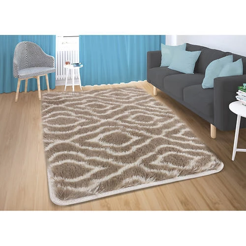 Kashi Home Penny 30"x50" Printed PV Fur Rug 1 Kashi Home Penny 30"x50" Printed PV Fur Rug