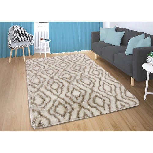 Kashi Home Penny 30"x50" Printed PV Fur Rug 2 Kashi Home Penny 30"x50" Printed PV Fur Rug - Image 2