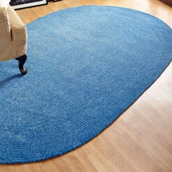 Chenille Solid Braided Rug 42"x66" -Exquisite Home imageService 1540