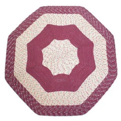 Braided 48"x 48" Octagon Rug