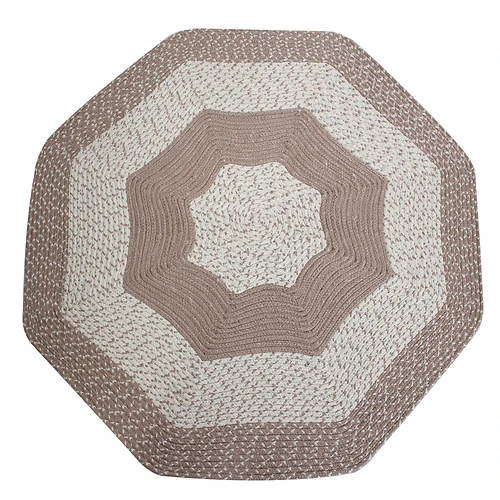 Braided 48"x 48" Octagon Rug 2 Braided 48"x 48" Octagon Rug - Image 2