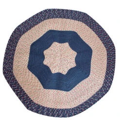 Braided 48"x 48" Octagon Rug 9 Braided 48"x 48" Octagon Rug -Exquisite Home imageService 1551
