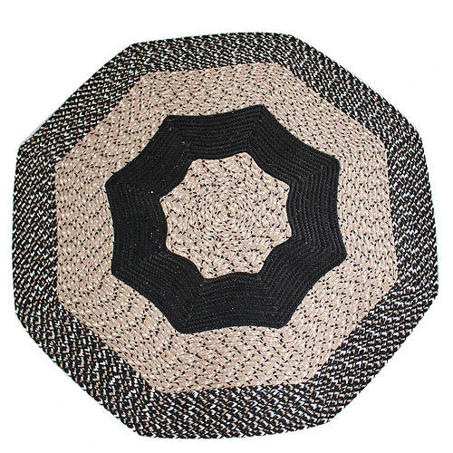 Braided 48"x 48" Octagon Rug 5 Braided 48"x 48" Octagon Rug - Image 5