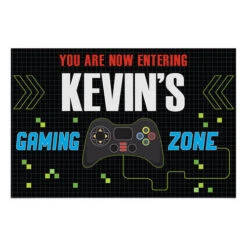 Personalized Video Gamer Floor Mat