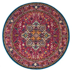 Vintage Collection 94" Round Rug -Exquisite Home imageService 1645