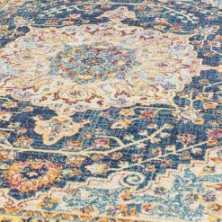 Vintage Collection 94" Round Rug -Exquisite Home imageService 1657