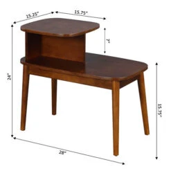 Other Maxwell Mid Century 2-Tier End Table