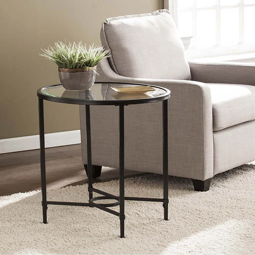 Southern Enterprises Quinton Oval Side Table 1 Southern Enterprises Quinton Oval Side Table