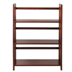 Casual Home 27.5" 3-Tier Folding Bookcase -Exquisite Home imageService 1813