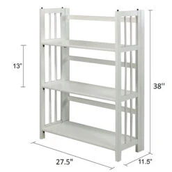 Casual Home 27.5" 3-Tier Folding Bookcase -Exquisite Home imageService 1815