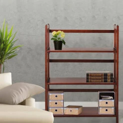 Casual Home 27.5" 3-Tier Folding Bookcase -Exquisite Home imageService 1821