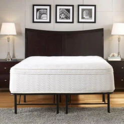 Pure Form 14" Platform Bedframe - Queen -Exquisite Home imageService 1834