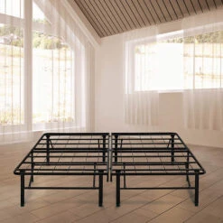 Pure Form 14" Platform Bedframe - Queen -Exquisite Home imageService 1836