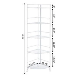 Other Xtra Storage 5-Tier Folding Corner Shelf -Exquisite Home imageService 1901