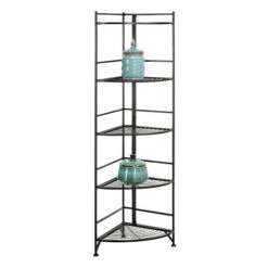 Other Xtra Storage 5-Tier Folding Corner Shelf -Exquisite Home imageService 1904