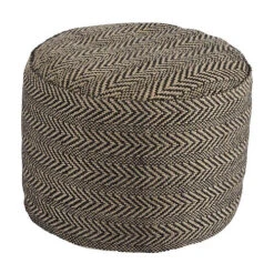 Signature By Ashley Chevron Pouf -Exquisite Home imageService 1955