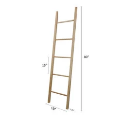 Casual Home American Maple Decorative Ladder -Exquisite Home imageService 2065