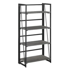 Other Xtra Folding 4-Tier Bookshelf -Exquisite Home imageService 2099