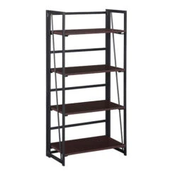 Other Xtra Folding 4-Tier Bookshelf -Exquisite Home imageService 2109