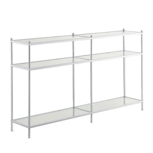 Other Royal Crest 3-Tier 54" Glass Console Table 5 Other Royal Crest 3-Tier 54" Glass Console Table - Image 5
