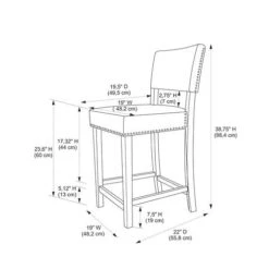 Linon Dyer Counter Stool 8 Linon Dyer Counter Stool -Exquisite Home imageService 2125