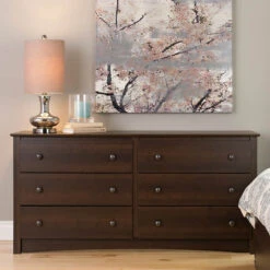 Prepac Monterey 6-Drawer Dresser -Exquisite Home imageService 2201