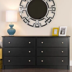 Prepac Monterey 6-Drawer Dresser -Exquisite Home imageService 2202