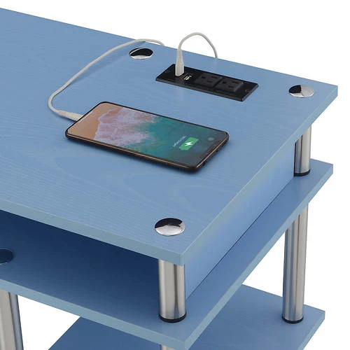 Other Designs2Go No Tools Student Desk With Charging Station And Shelves 4 Other Designs2Go No Tools Student Desk With Charging Station And Shelves - Image 4