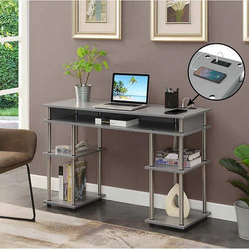 Other Designs2Go No Tools Student Desk With Charging Station And Shelves 6 Other Designs2Go No Tools Student Desk With Charging Station And Shelves - Image 6