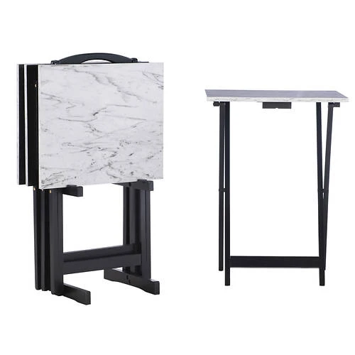 Linon Warrenton TV Tray Set 1 Linon Warrenton TV Tray Set