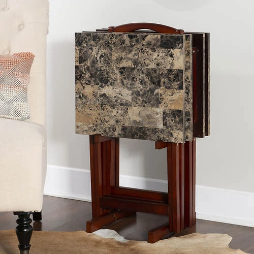 Linon Warrenton TV Tray Set 2 Linon Warrenton TV Tray Set - Image 2