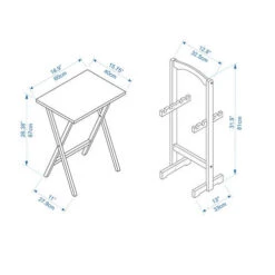 Linon Warrenton TV Tray Set 19 Linon Warrenton TV Tray Set -Exquisite Home imageService 2305