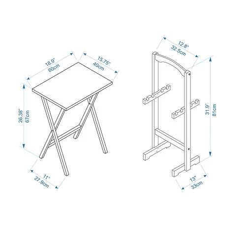 Linon Warrenton TV Tray Set 12 Linon Warrenton TV Tray Set - Image 12
