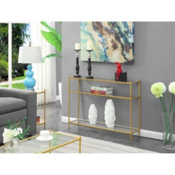 Other Royal Crest 3-Tier Glass Console Table 11 Other Royal Crest 3-Tier Glass Console Table -Exquisite Home imageService 2323