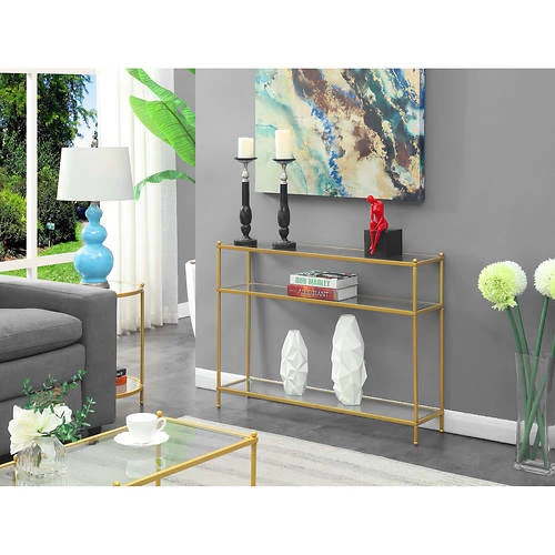 Other Royal Crest 3-Tier Glass Console Table 4 Other Royal Crest 3-Tier Glass Console Table - Image 4