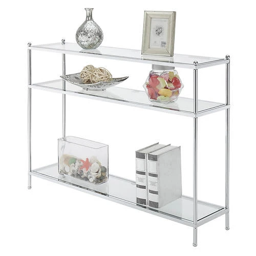 Other Royal Crest 3-Tier Glass Console Table 8 Other Royal Crest 3-Tier Glass Console Table - Image 8