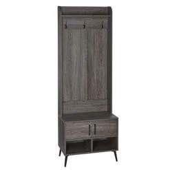 Woodbury Hall Tree With Bench