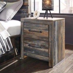 Signature Design By Ashley Furniture Drystan 2-Drawer Night Stand -Exquisite Home imageService 2386