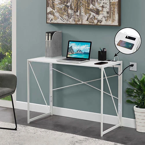 Other Xtra Folding Desk With Charging Station 3 Other Xtra Folding Desk With Charging Station - Image 3