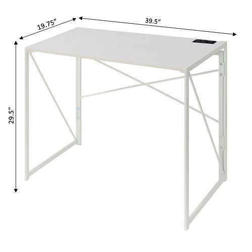 Other Xtra Folding Desk With Charging Station 5 Other Xtra Folding Desk With Charging Station - Image 5