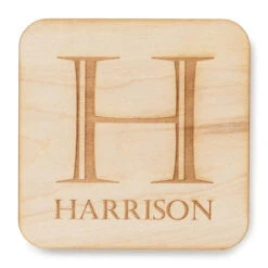 Personalized Initial & Name Coasters-Set Of 4