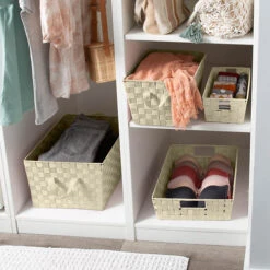 Small Woven Storage Bin -Exquisite Home imageService 2419