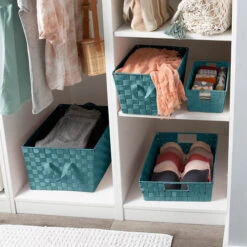 Small Woven Storage Bin -Exquisite Home imageService 2420
