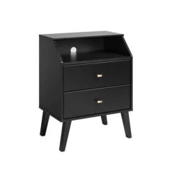 Prepac Milo Angled Top Nightstand -Exquisite Home imageService 2443
