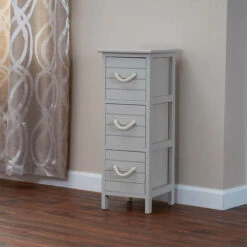 Seaside 3-Drawer Narrow Side Table 8 Seaside 3-Drawer Narrow Side Table -Exquisite Home imageService 2448