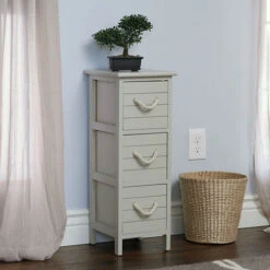 Seaside 3-Drawer Narrow Side Table 10 Seaside 3-Drawer Narrow Side Table -Exquisite Home imageService 2450